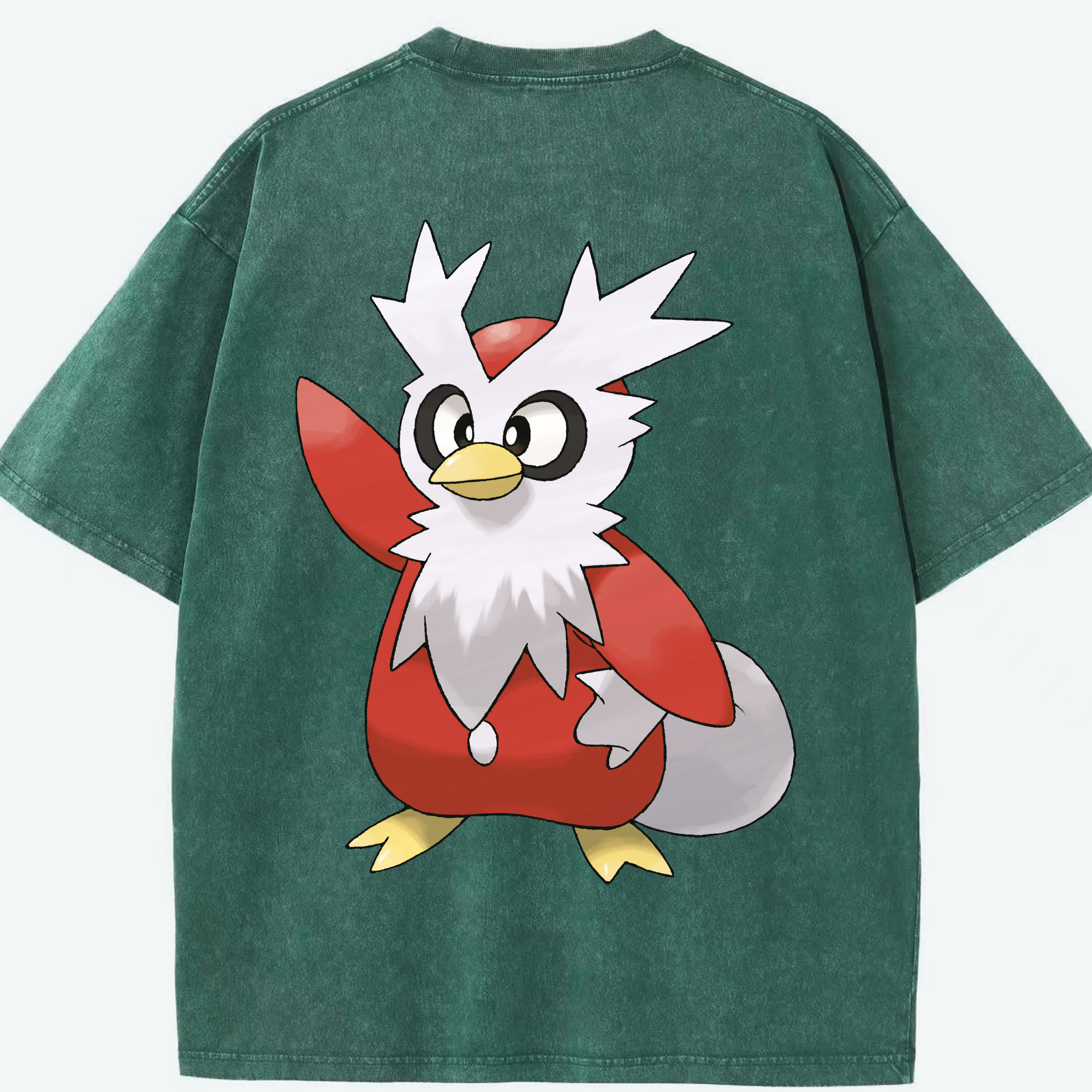 （画像用） ポケットモンスター Pokémon 綿100% ヴィンテージ風 半袖Tシャツ（背面プリント）